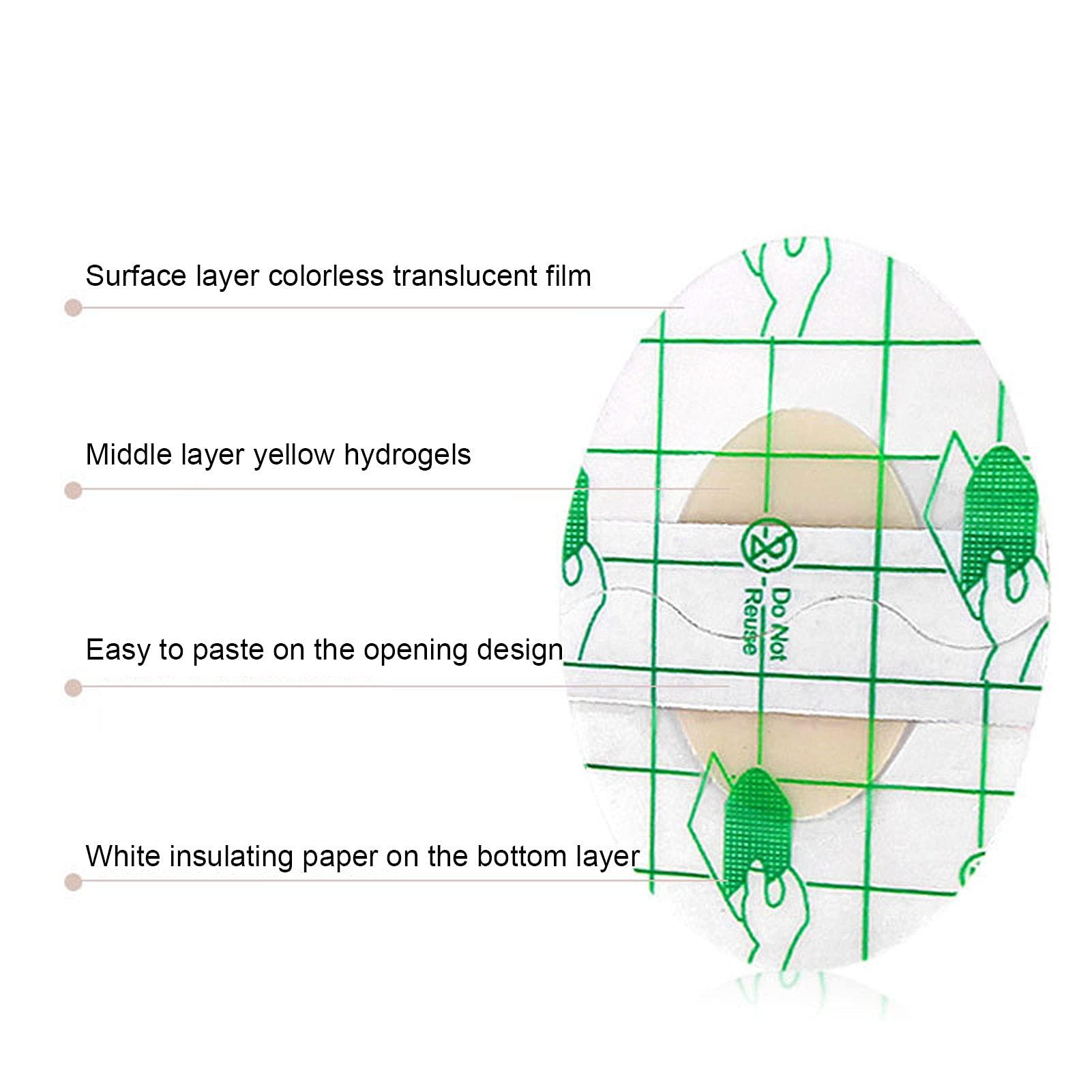 cigemay Blister Pads, Waterproof Heel Blister Prevention Bandage Comfortable for Heel