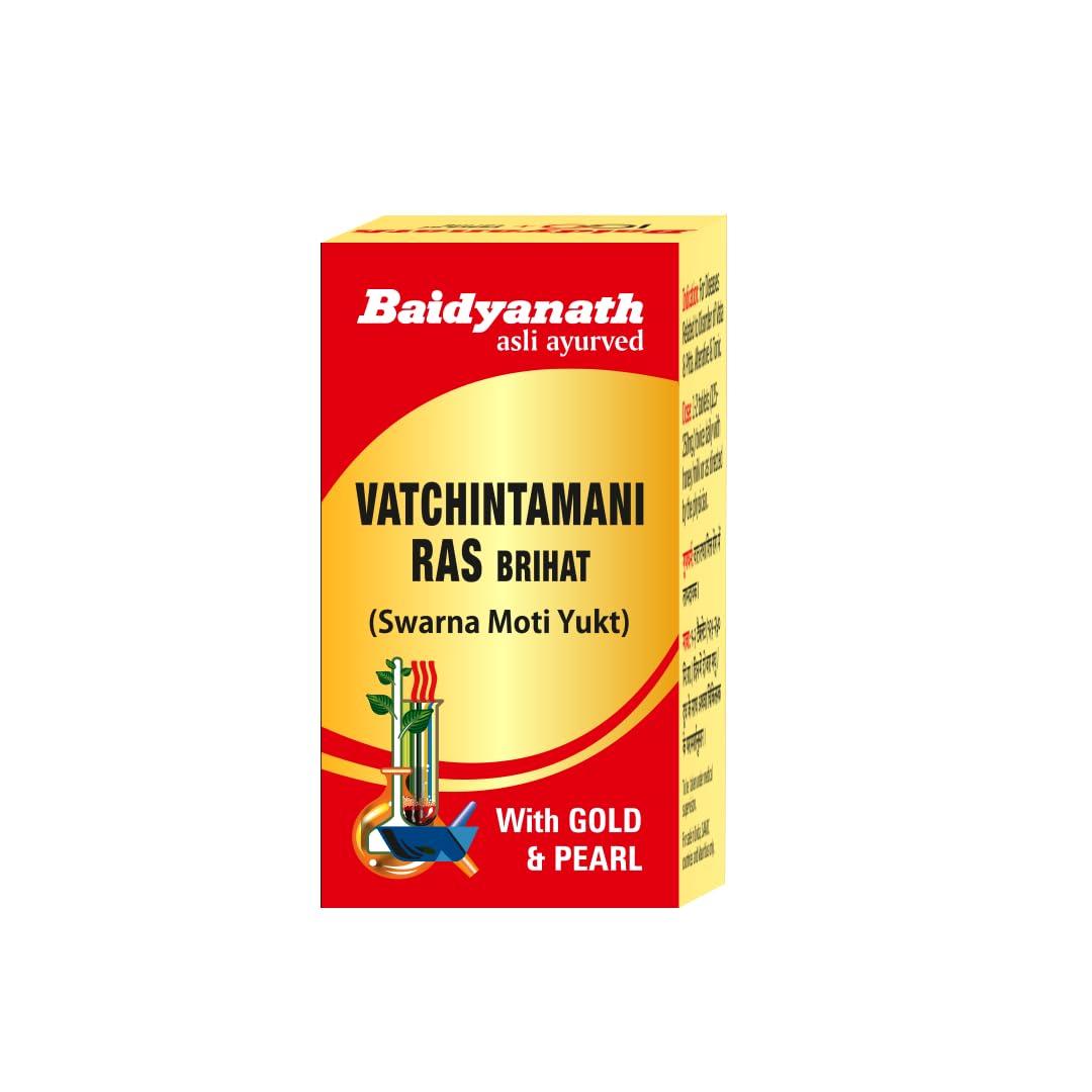 Baidyanath Baidyanath Vatachintamani Ras Vrihat with Gold - 25 Tabs