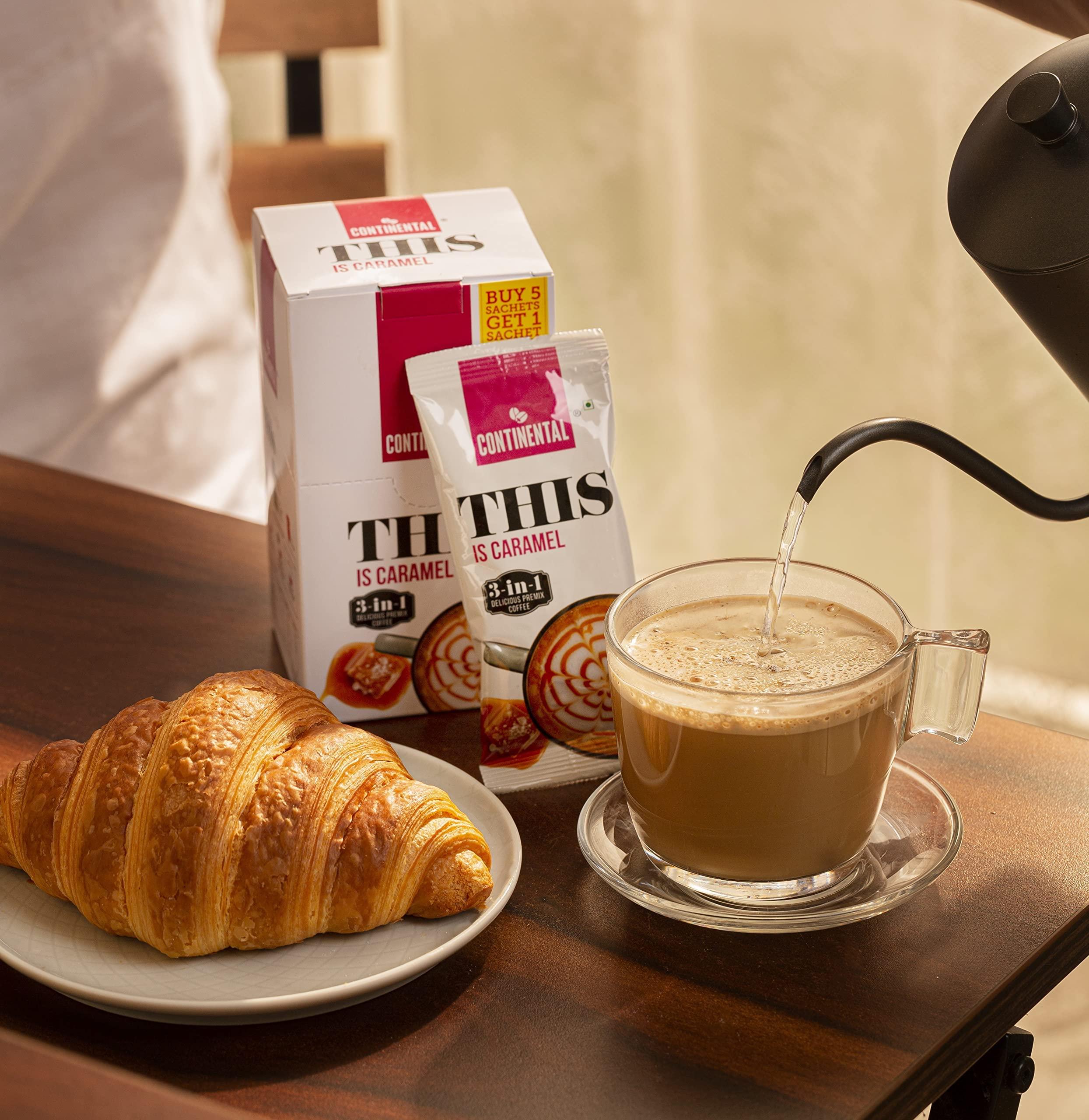 Continental This Continental THIS Caramel 3 in 1 Premix Instant Coffee 132g (22g*6 Sachets)