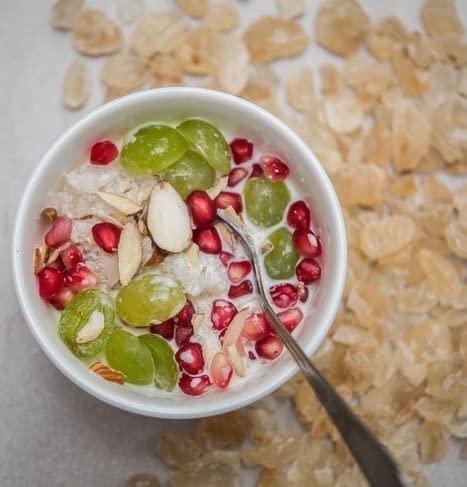 HerbOshell Gond Katira Pure Organic (Edible Gum) Tragacanth Crystals -100% Natural by HerboShell India (400 GMS)