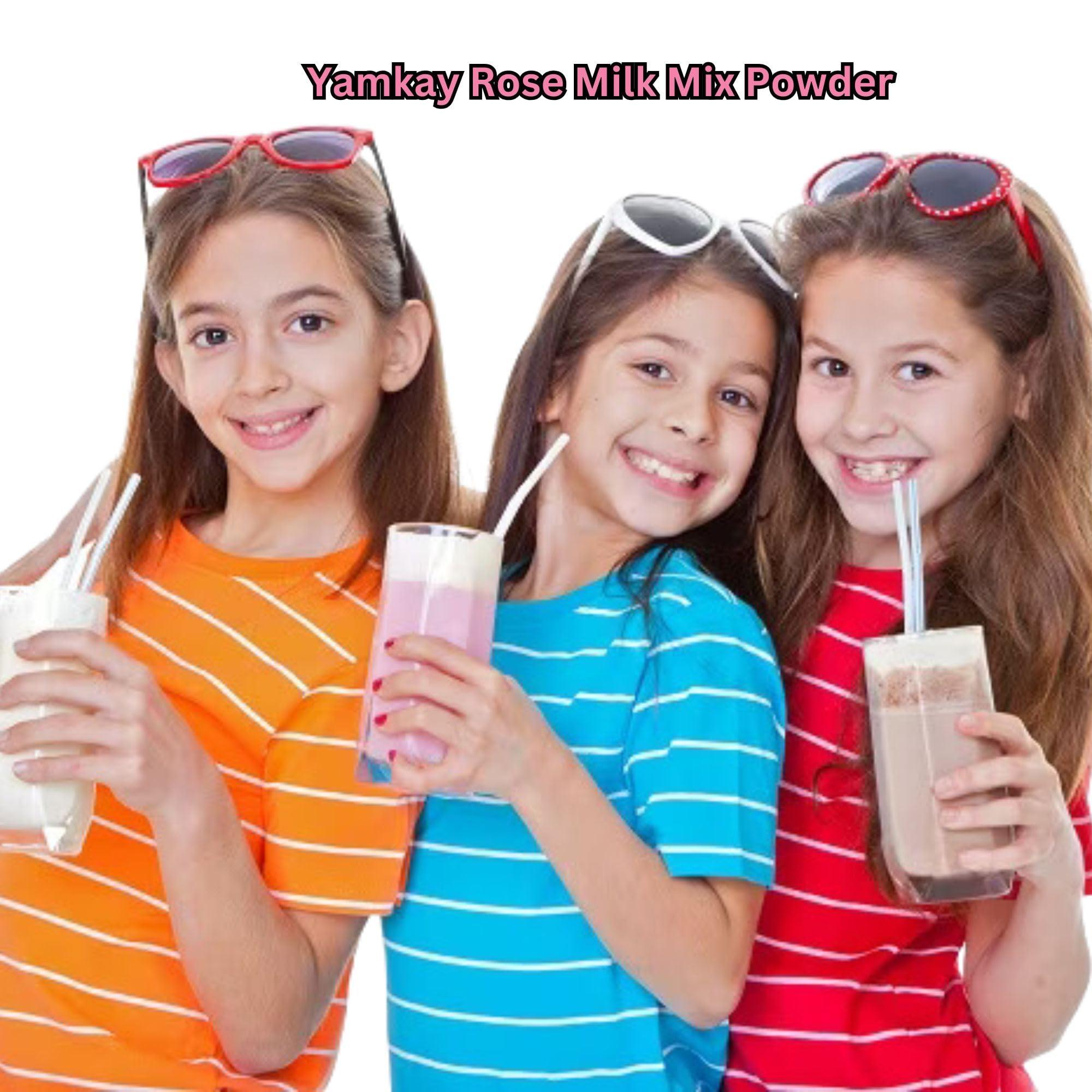 YAMKAY Yamkay Rose Milk Mix Powder Rose Flavored Milk Powder 200 GM