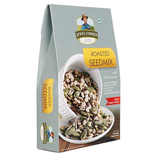 JEWEL FARMER JEWEL FARMER Roasted Seedmix Salted Superfood Mix with Pumpkin, Sunflower, Muskmelon & Flax Seeds (200g)
