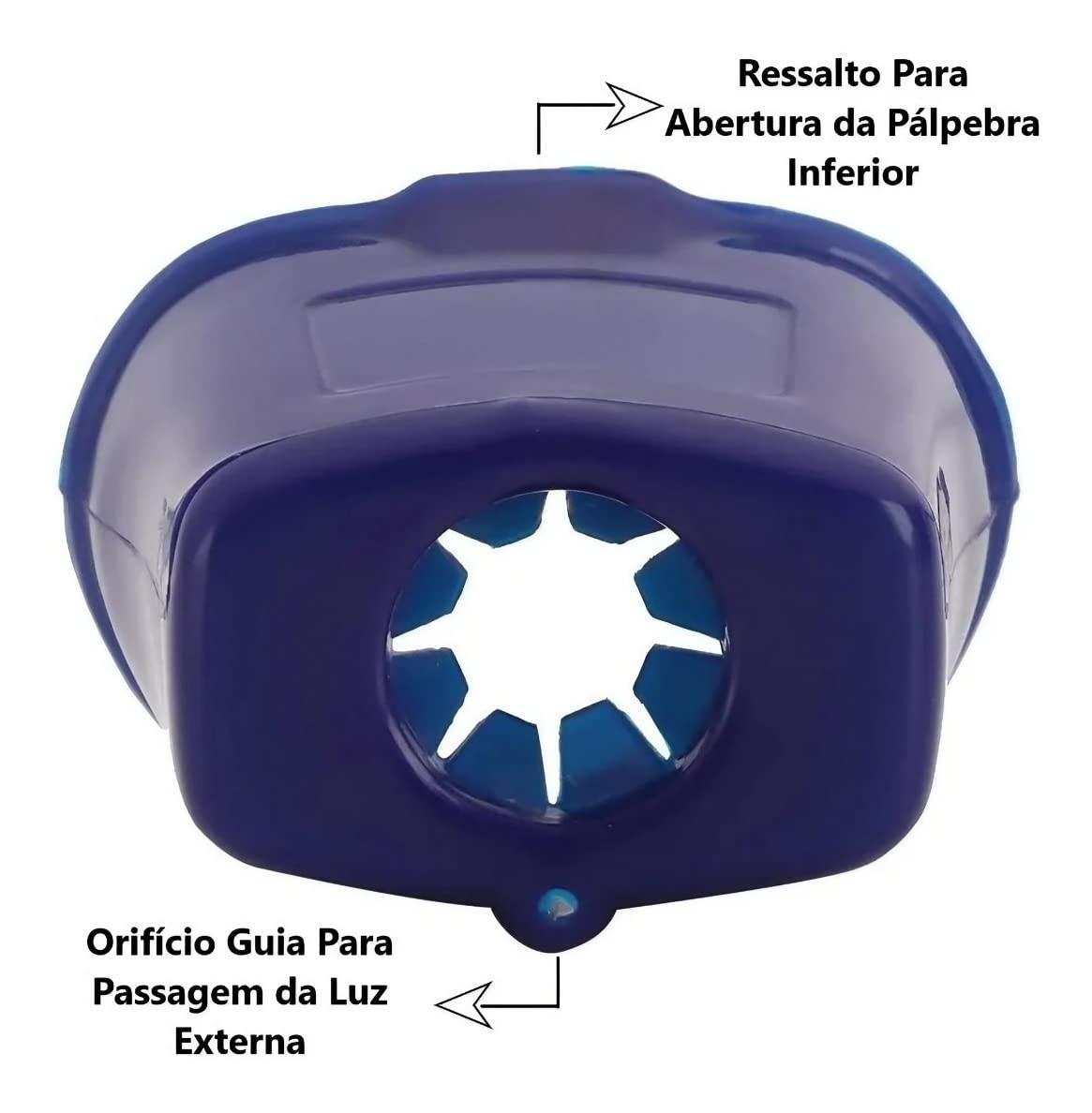 UVUBXT Eye Drop Guide, Easy to Use Eyedrop Guide Eye Dropper Guide Eye Drop Helper for All Ages - Works with Most Eye Drop Bottles - Reusable and Portable