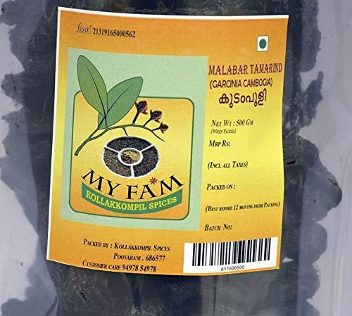 MyFam MyFam Premium Dried Malabar Tamarind (Kodampuli) Kudampuli Kerala 500gm