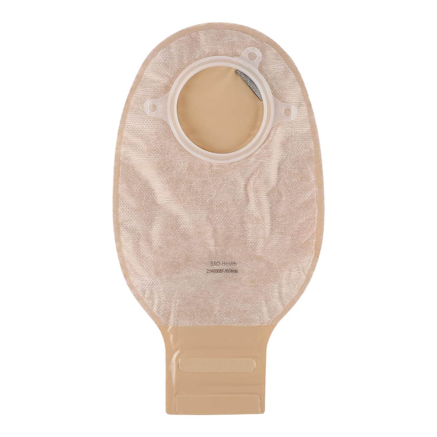 Bao Health Bao Health, 70 mm Skin Barrier Flange and Two piece open Pouch with filter & Velcro closure for Colostomy and Ileostomy (3017001+2207008F) (Set of 2)