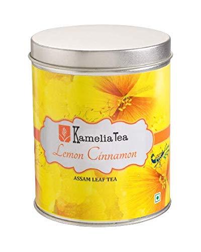 KAMELIA Lemon Cinnamon Tea. Leaf Tea. 100g Tin Caddie