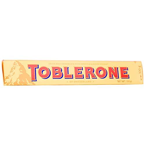 Toblerone Toblerone Milk Chocolate with Honey and Almond Nougat Pack of 6, x 100 g