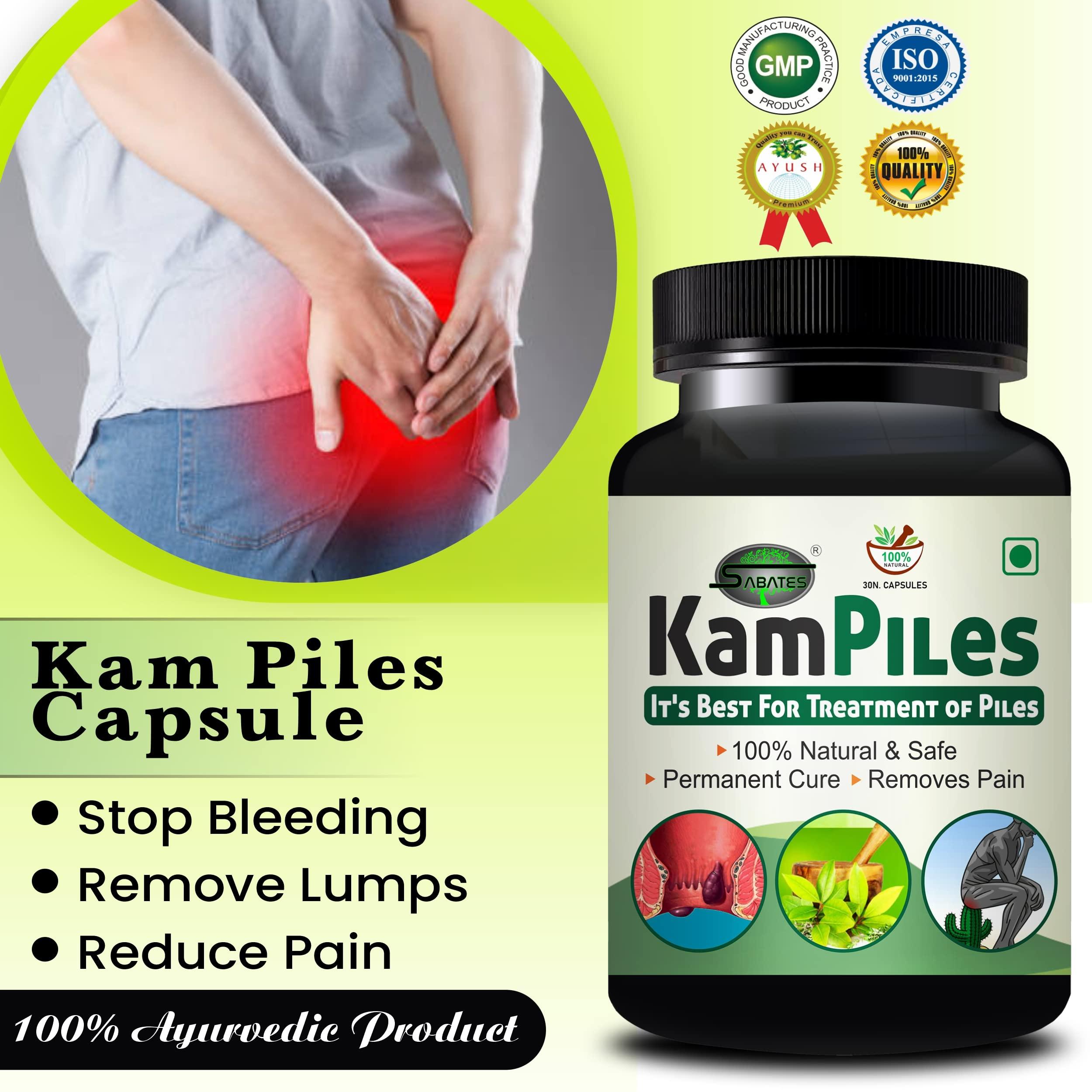 RIFFWAY Riffway Kampiles Herbal Supplement Shinking Piles Relieves In Constipation Pain.natural herbs