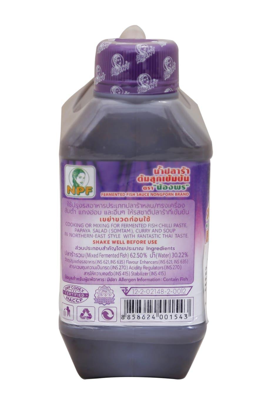 NONGORN FOOD INDUSTRIES CO., LTD. Nongporn Fermented Fish Sauce, 1000 ml