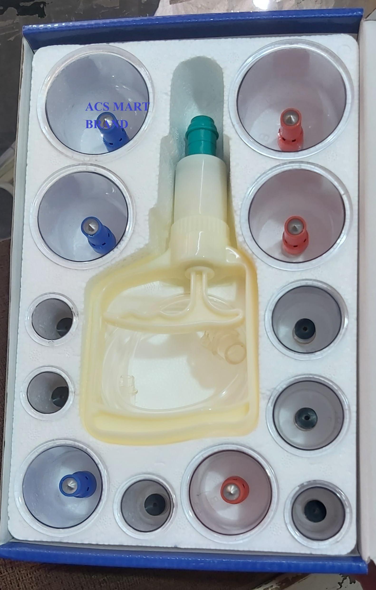 ACS MART ACS MART Vacuum Cupping Set C12 Premium 12 Magnetic Cups with Gun