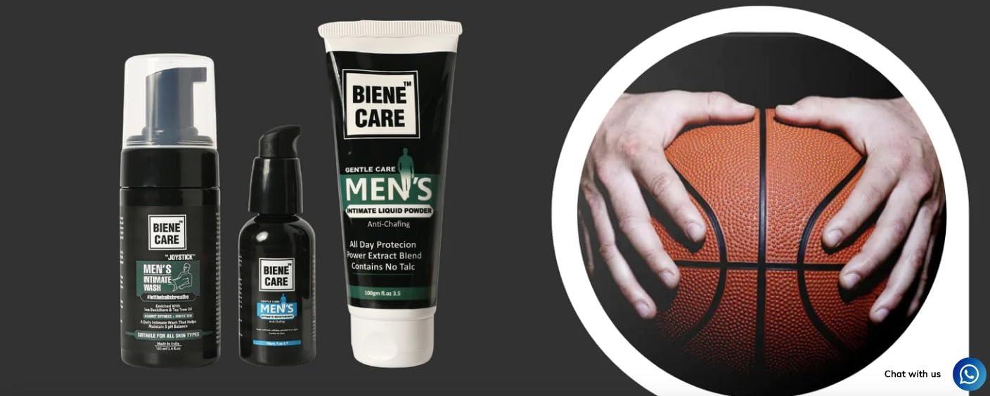 BIENE CARE BIENE CARE Intimate Combo pack for Mens daily use | No itching , no dryness | all day fresh in intimate areas - 250 gm