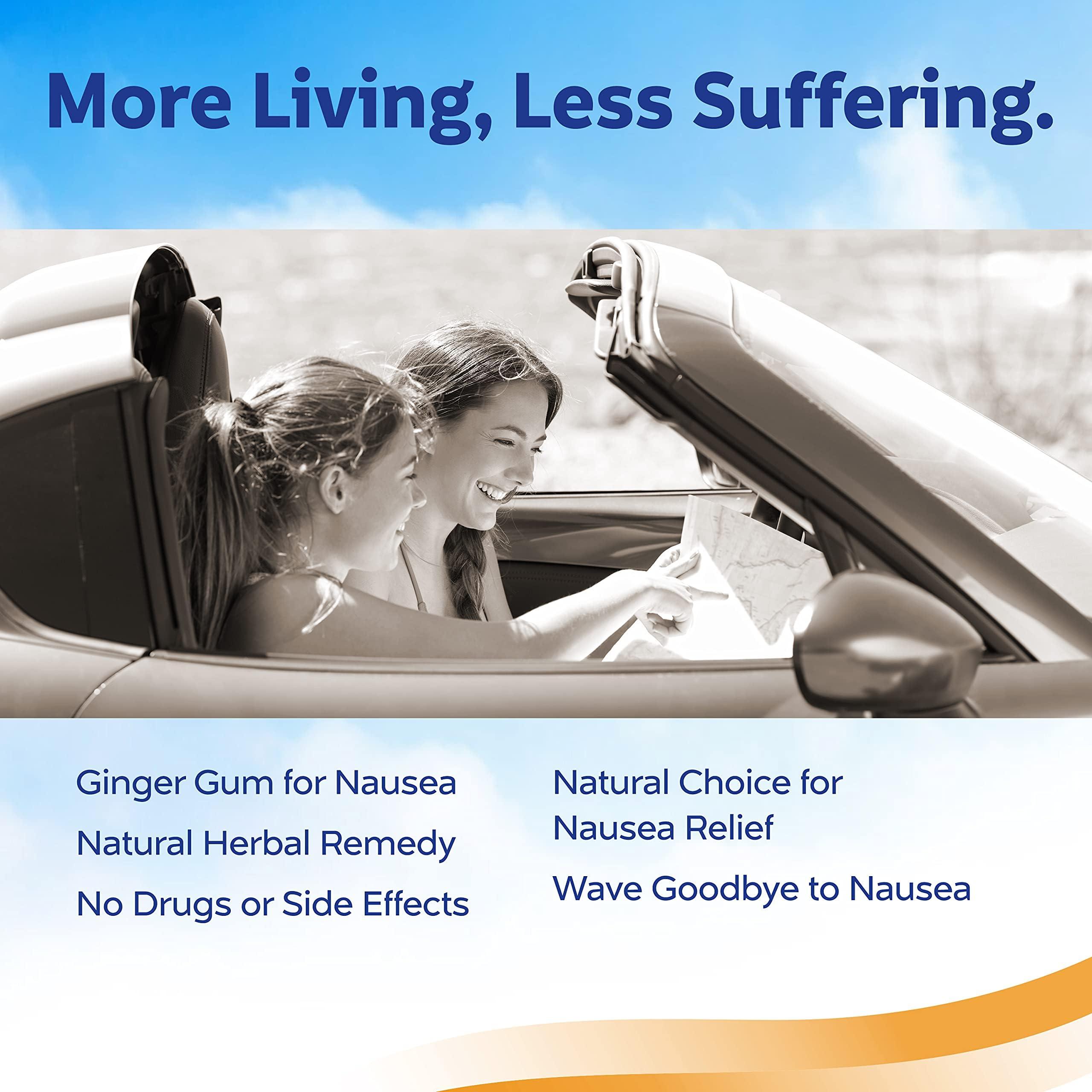 Sea-Band Sea-Band Anti-Nausea Ginger Gum (24 Pieces)