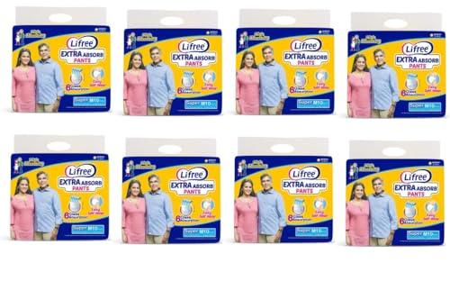UNICHARM INDIA PVT LTD LIFREE EXTRA ABSORB M10 (PACK OF 8)