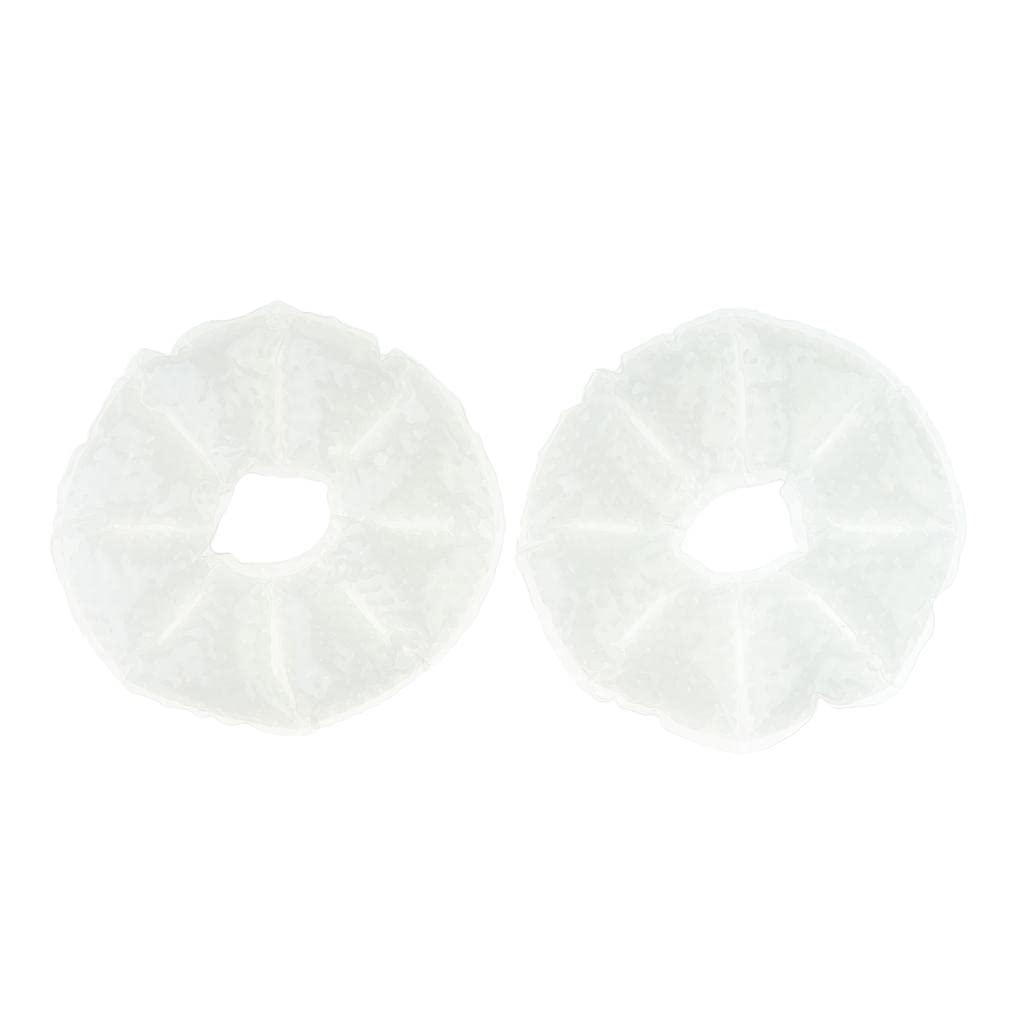 Bnf BNF 2 Pieces Big Round Thermal Gel Pads for Nursing Mothers Suitable White |Health & Beauty | Health Care | Hot & Cold Therapies | Cold & Hot Packs & Wraps