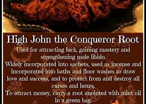 LEANBEING Herbaveda- High John Conqueror Root (1 Piece) | High John Root Incense | Boosts Stamina