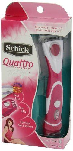SCHICK Schick Quattro For Women Trimstyle Razor & Bikini Trimmer (Colors May Vary)
