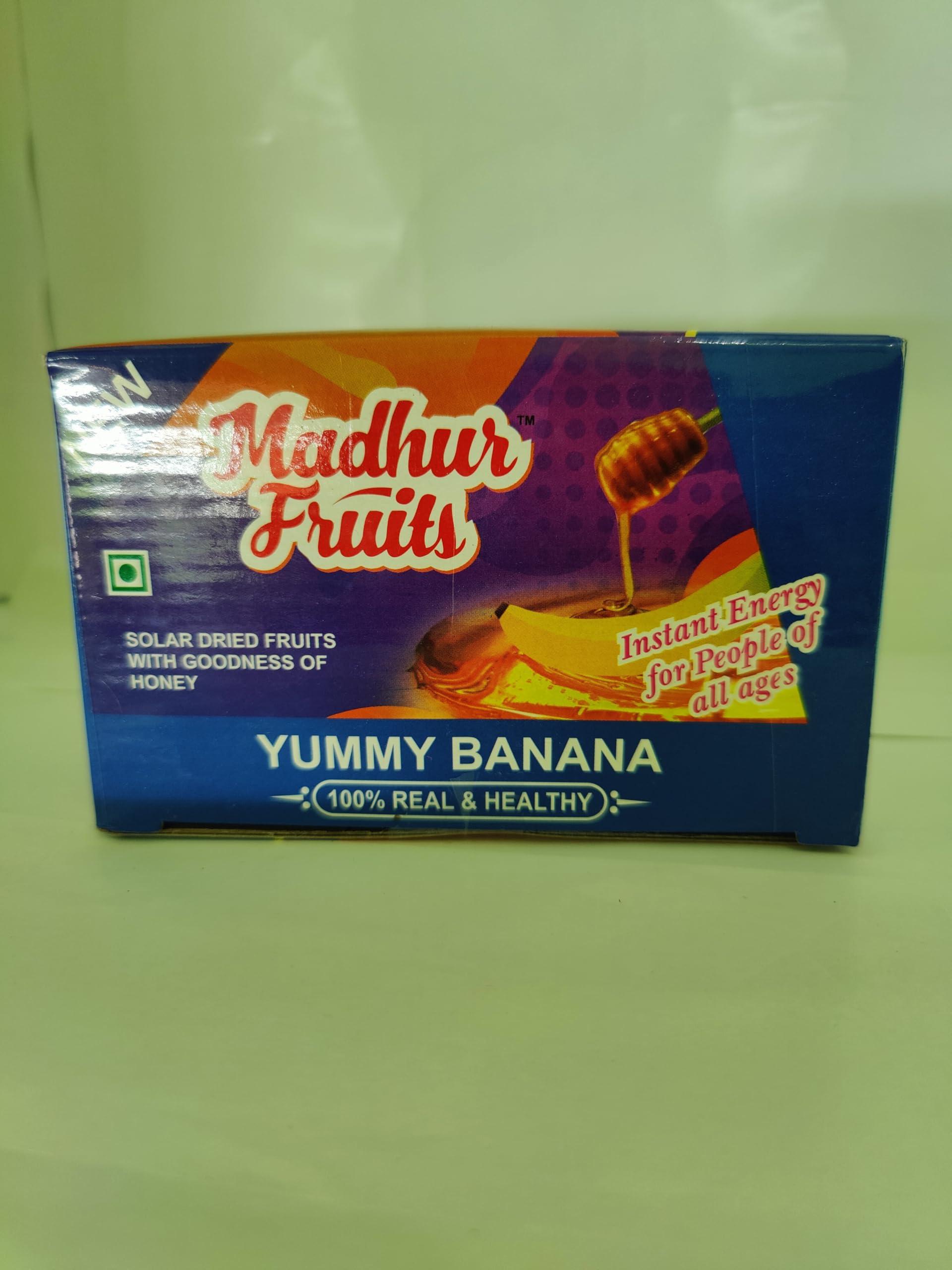 Madhur Madhur YUMMY BANANA -Solar Dried Bananas (Karpooravalli) 500 Gms