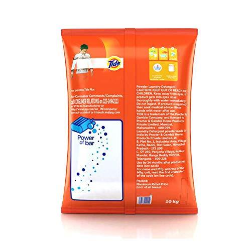 Tide Tide Plus Extra Power Detergent Washing Powder - 7 Kg (Lemon And Mint) With Free Detergent Powder - 3 Kg, Pack of 1