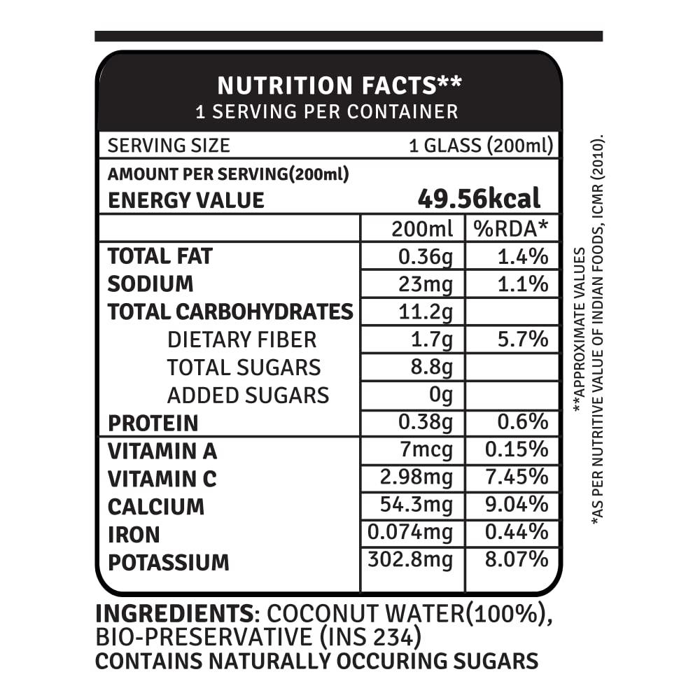 Raw Pressery Raw Pressery Coconut Water (12 x 200ML) - No Added Sugar, Not from Concentrate