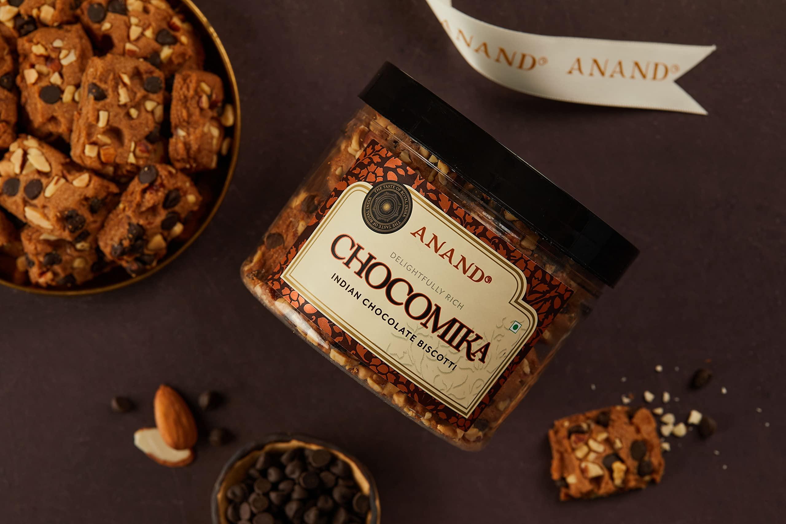 ANAND ANAND Premium Biscotti Combo - Badamika Pistamika Chocomika Combo, 450g (Pack of 3 (675 g))