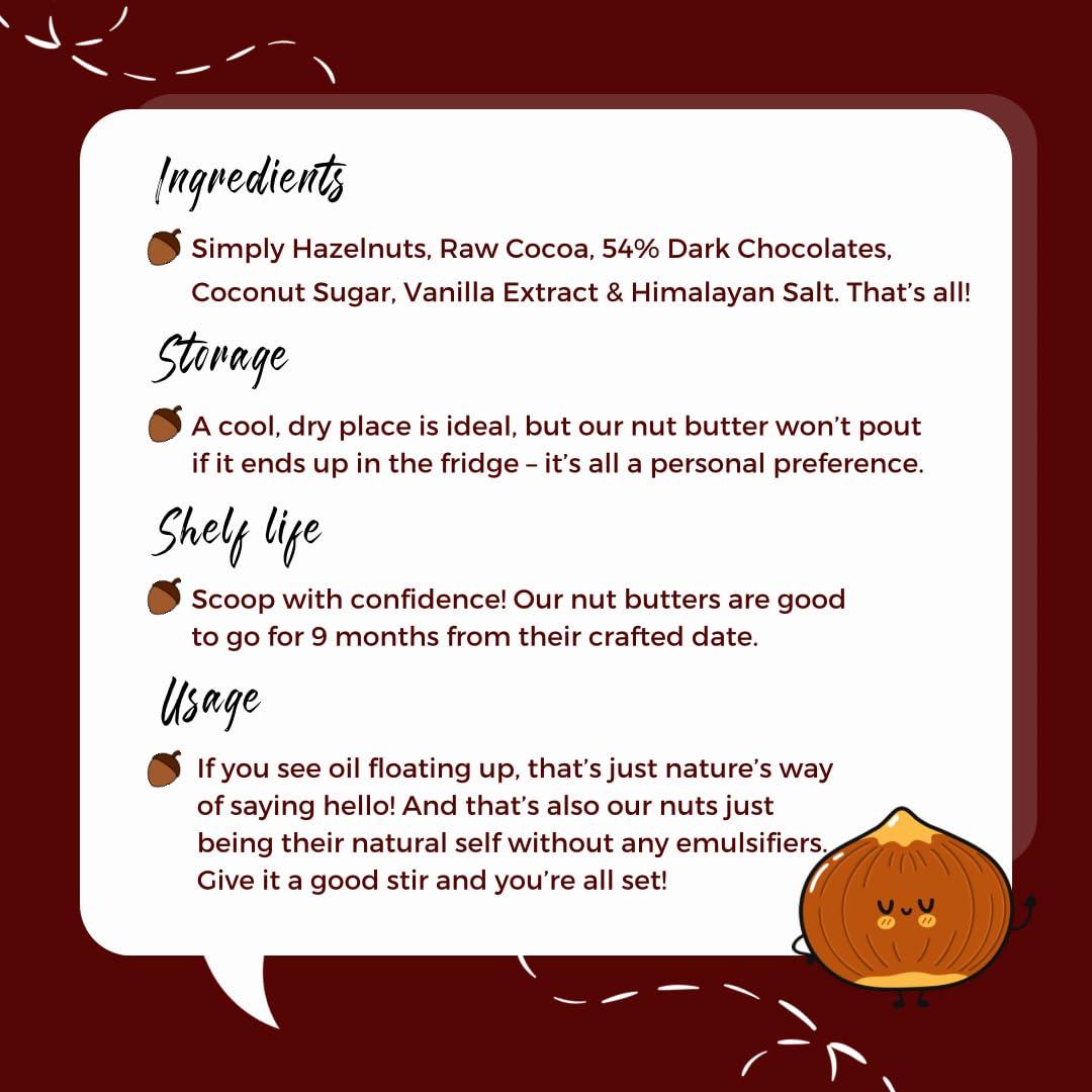 Banter Banter Guilt-Free Goodness With 100% Natural Hazelnut Newtella-Unsweetened And Vegan-Friendly High Protein In Every Bite Unsweetened Hazelnut Butter-230 Grams