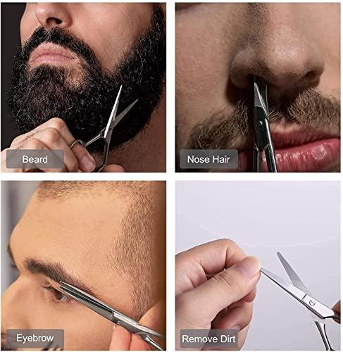 Suvorna Suvorna Ador Mustache & Beard Trimming Men\'s Grooming Scissors