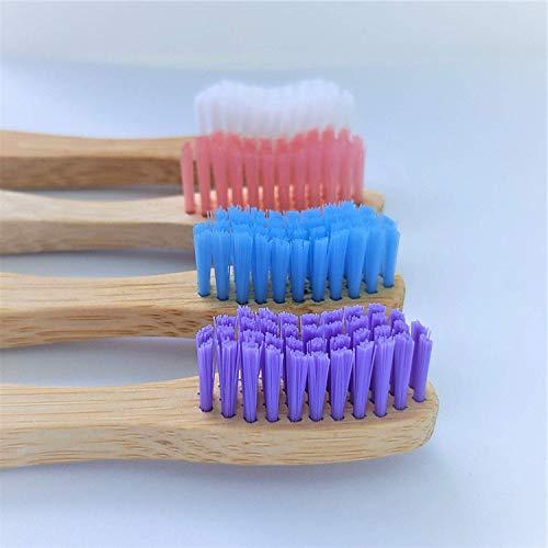 EcoBuddy EcoBuddy Bamboo Toothbrush, Nylon Medium Bristles (Purple)