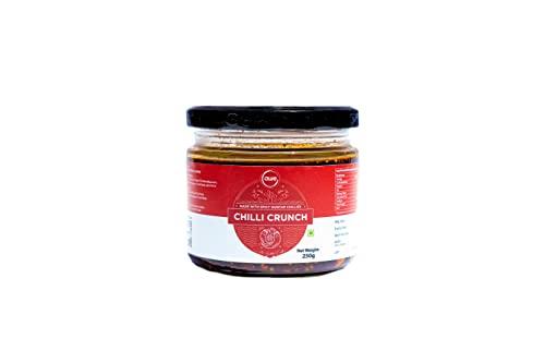 AWE AWE Foods | Chilli Oil Crunch | Spicy, Crunchy, Garlicky Flavor | Made With Spicy Guntur Chillies | Hand-Made In Small Batches