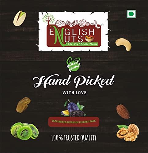 ENGLISH NUTS-THE DRY FRUITS HOUSE English Nuts 1 Kg Mix Nuts Organic Trial Mix | Premium Fruit, Nut & Fiber SuperMix, Healthy Mixed Nuts with Dry Fruits | 10+ Varieties Like Almonds, Cashews, Walnuts, Pumpkin Seeds