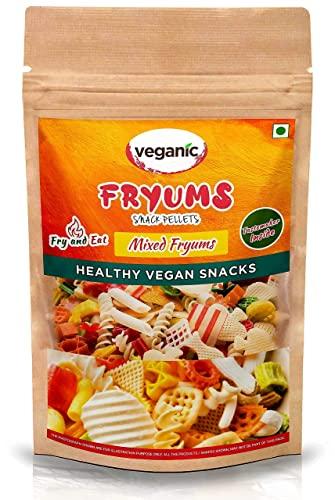 veganic Veganic Fryums Papad Ready To Fry Snack Chips | Free Tastemaker | Multicolour (20 in 1) Mix Imported Fryum Pack | Assorted Fryums (200.00)