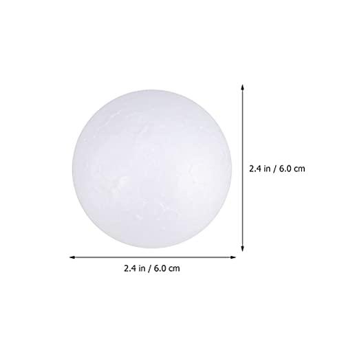 HEALLILY Funny DIY Easter Eggs Blank Bubble Round Balls Ornaments Painting Materials