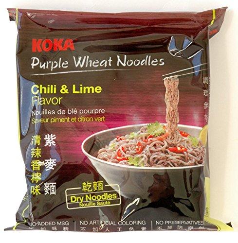 KOKA Koka Purple Wheat Noodles Chilli and Lime Flavour, 60g