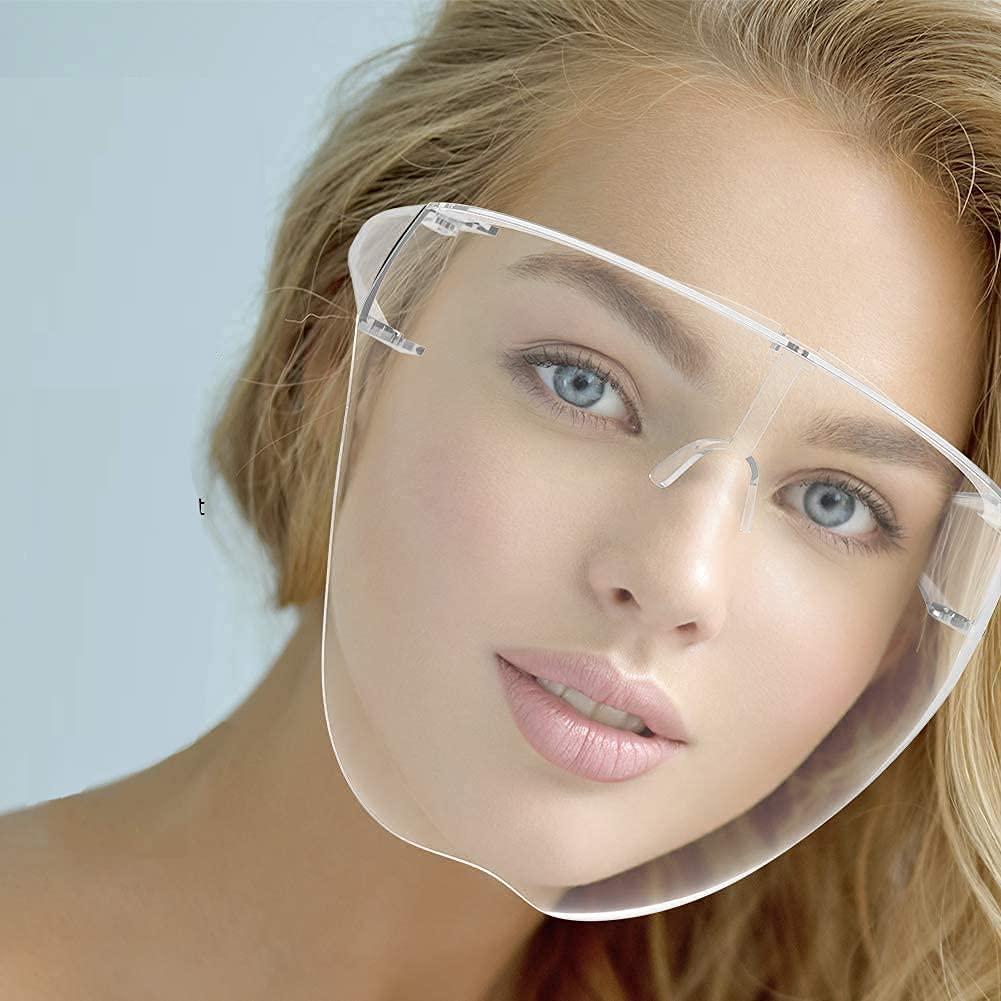 PSEUDO PSEUDO Transplant Face Shield Mask | Transparent Face Shield Mask For Men\'s and Women\'s | Anti-Fog Durable Safety Face Mask| PACK OF 1