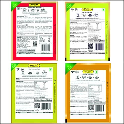 Generic Mothers Recipe Paneer Combo of 8 (Paneer Butter Masala-2, Paneer Tikka Masala-2, Kadhai Paneer-2, Shahi Paneer-2) Ready to Cook