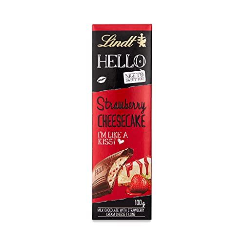 Lindt Lindt Hello Strawberry Cheesecake Bar Pouch, 100 g