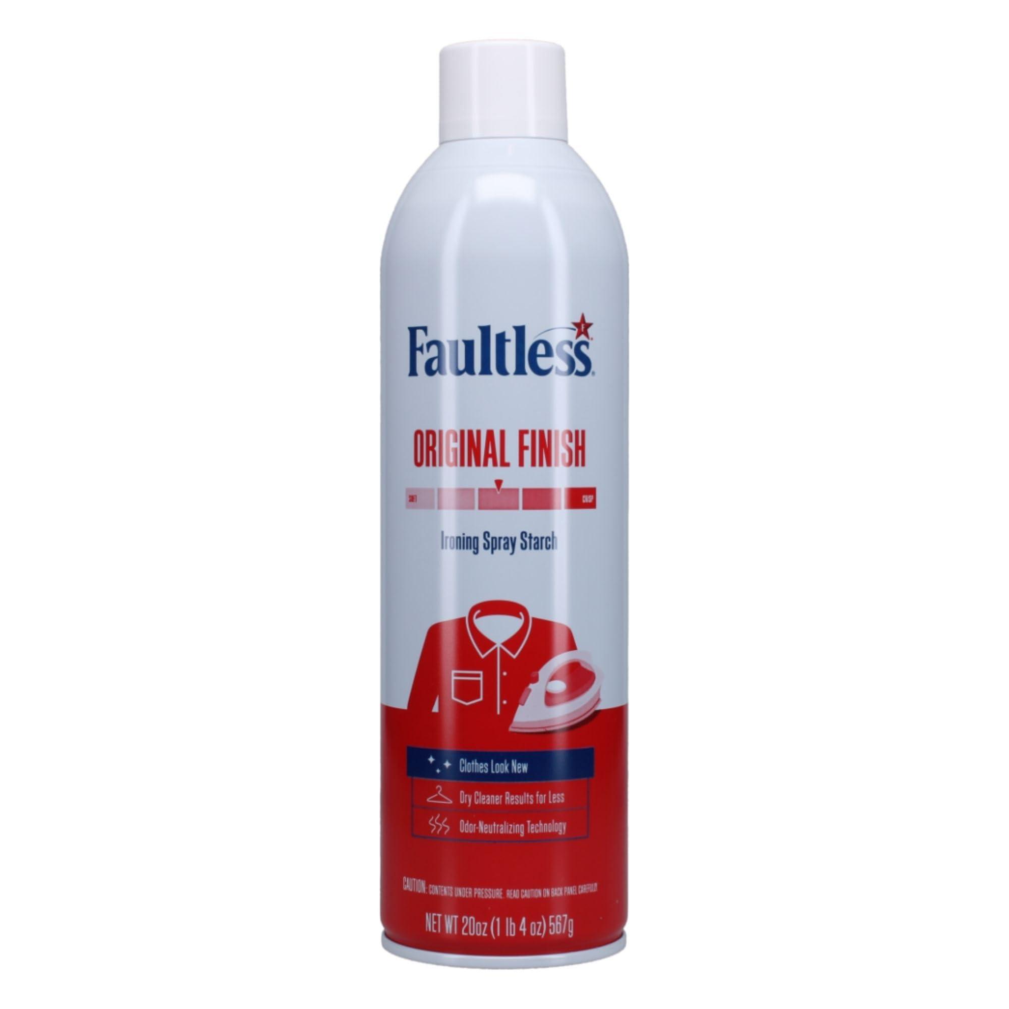Faultless Faultless Instant fabric stiffener spray for clothes | Wrinkle free instantly | Linen Clothes & Sarees | For All Types Of Clothes | Pack of 01 |