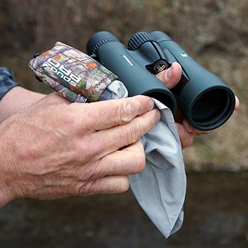 SPUDZ SPUDZ Pro | Microfiber Cloth Screen Cleaner and Lens Cleaner w/Anti-Fog | Alpine Mountain Camo | 10 x 10 Inches