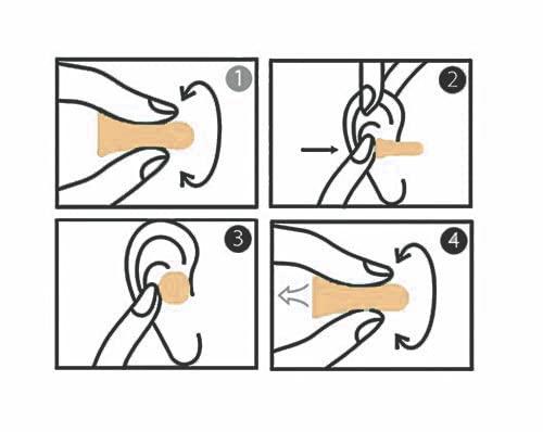 James International Soft Foam Ear Plugs Travel Sleep Prevention Earplugs Noise Reduction For Noise, Meditation, Studying, Live Concert, Yoga, Travel (5 Pair Foam Skin)