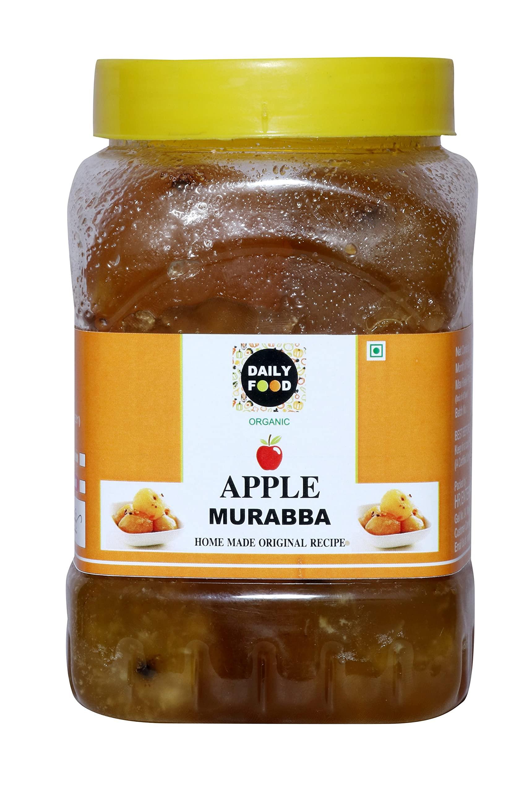 DAILY FOOD DAILY FOOD Homemade Apple Murabba, Organic Dry Indian Gooseberry No Added Sugar or preservatives. (800 Gm)