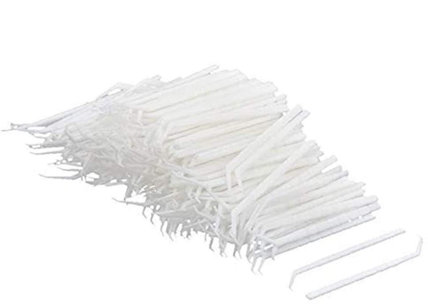 xjs XJS Plastic Household Teeth Cleaning Tool Curved Hook Toothpicks White (150 Pcs)