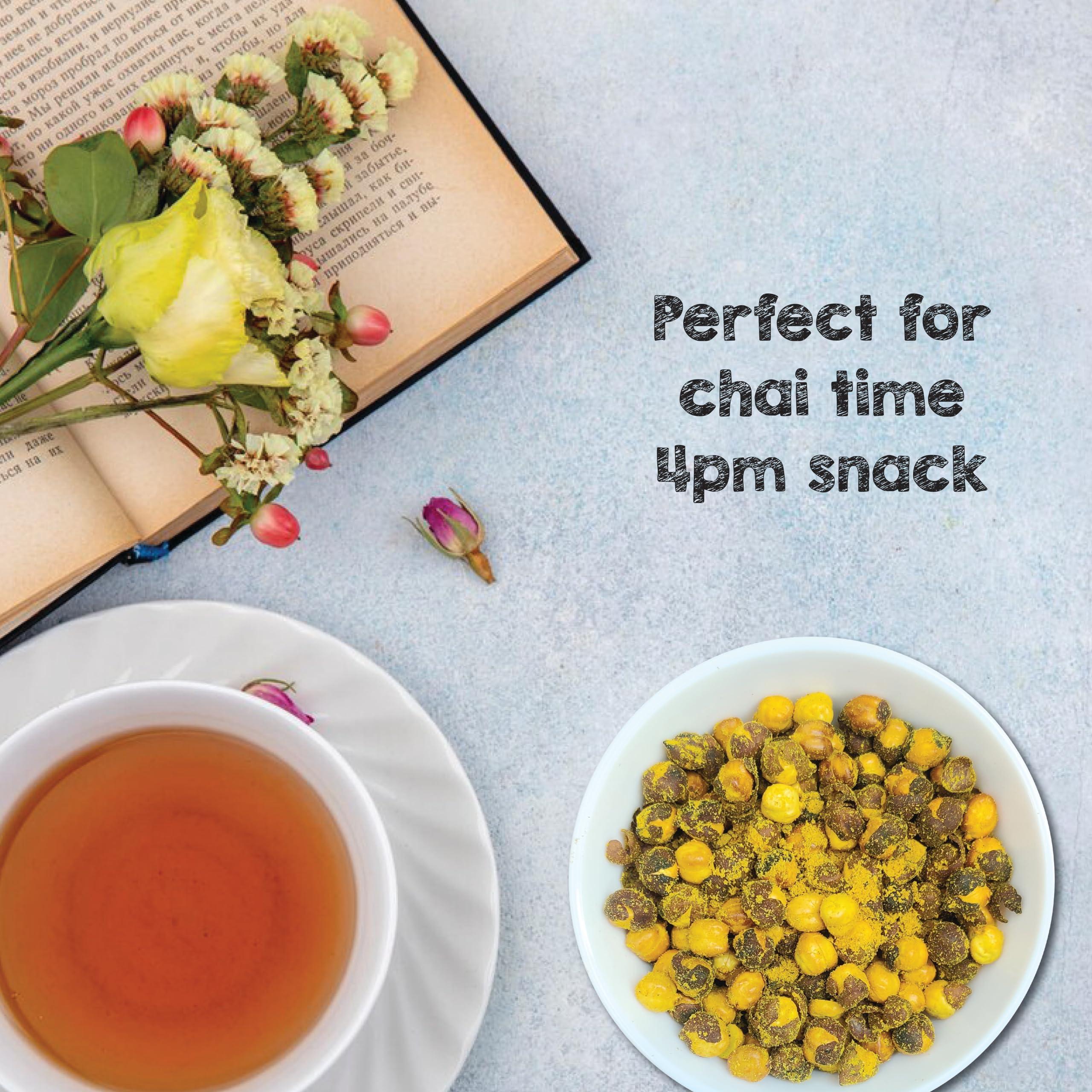 SelfCare SelfCare By Suman Agarwal Limbu Chana Pack of 1 200g | Roasted - No Added Sugar - Gluten Free | Snacks - Namkeen - Grocery | Spicy Crunchy & Chatpata - Tae time Snakcing | Jain & Travel Friendly