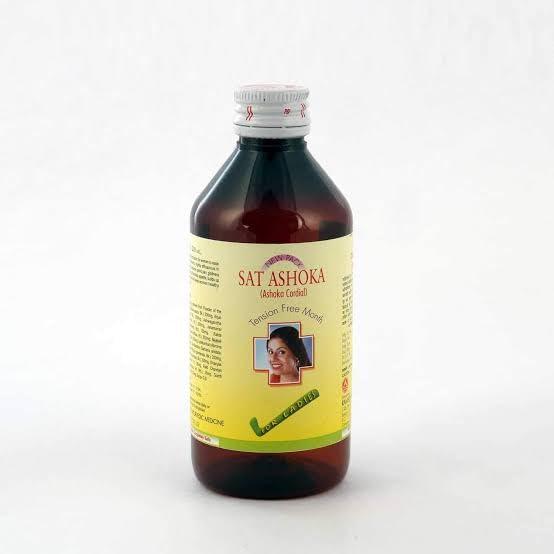 Ramsey Ramsey - Sat Ashoka Tonic - Natural Ayurvedic Syrup Supports Irregular Menstrual Cycle and Helps in improving abdominal pains, cramps, fatigue - (450ml)