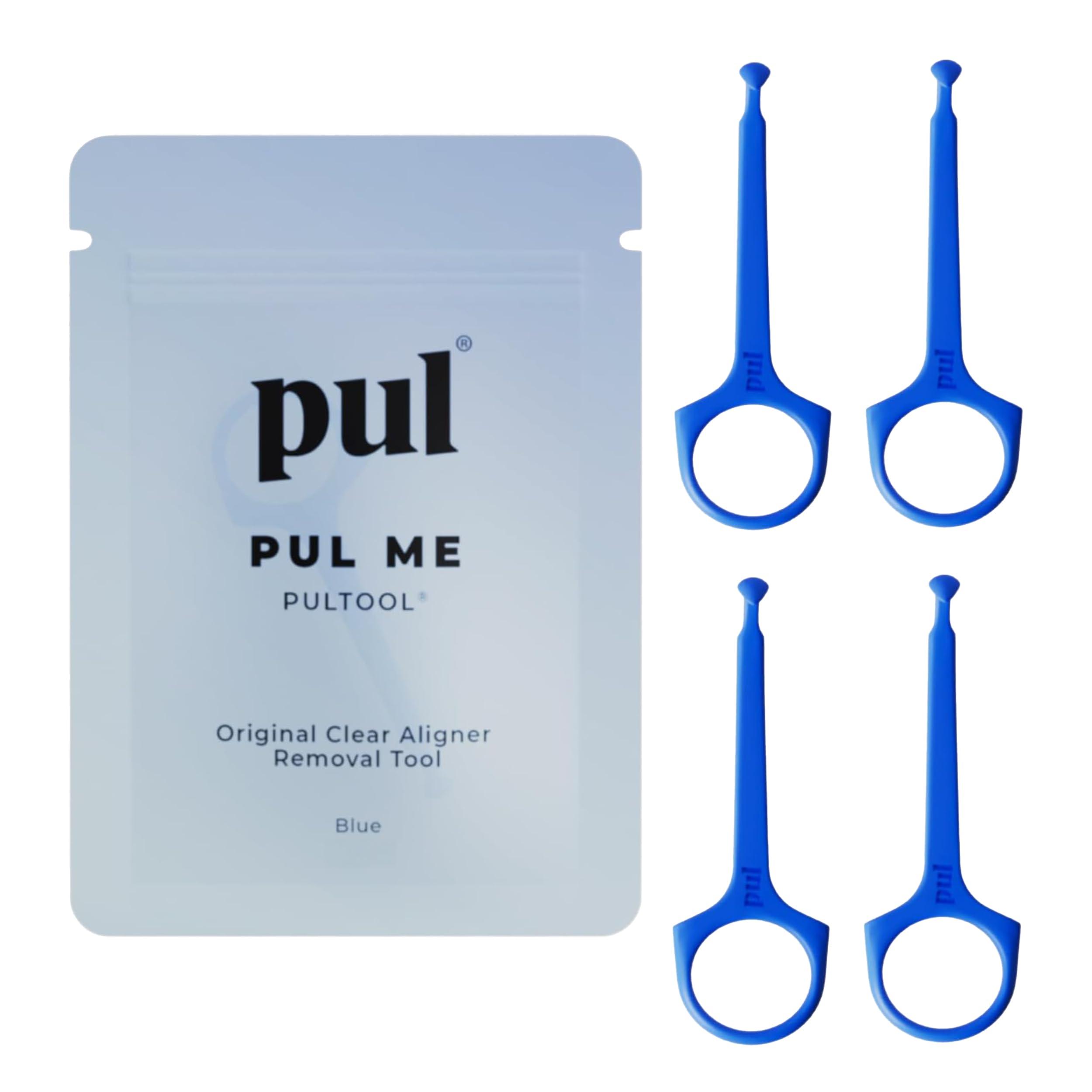 The Pultool Clear Aligner Removal Tool for Invisalign by PULTOOL - Smile Direct Club Removal Tool - Invisible Aligner Remover - Aligner Remover - Retainer Remover - Invisalign Tool - Invisalign - 4 Pack