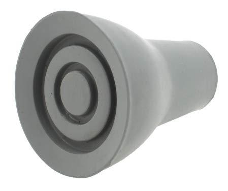 Lifeswonderful Lifeswonderful SaferStep Shock Absorbing Ferrule for Walking Stick, 2-Pieces, 19 mm Diameter, Grey