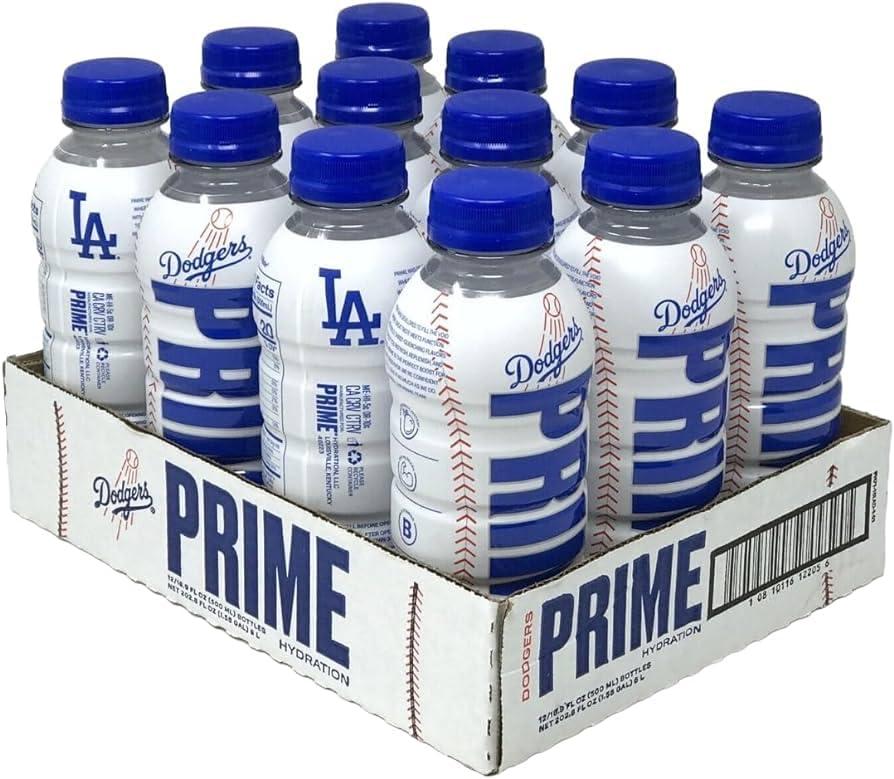 Generic Prime Drink Dodgers Electrolyte With Bold, Thirst Quenching Flavors to Help You Refresh, Replenish, and Refuel, PRIME is the Perfect Boost For Any Endeavor 500ml (By Logan Paul)