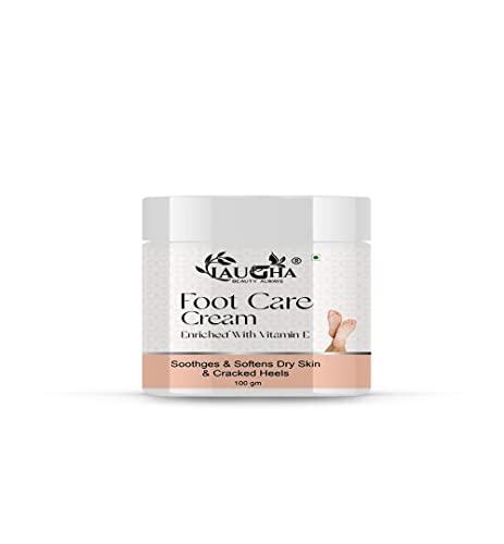 LAUGHA Laugha Feet Crack Heel Repair Cream Smooth Foot Crack Cracked Heel Repair Foot Cream Healing & Soothing Of Cracked Heels (PACK OF 1 jAR 100 GM)