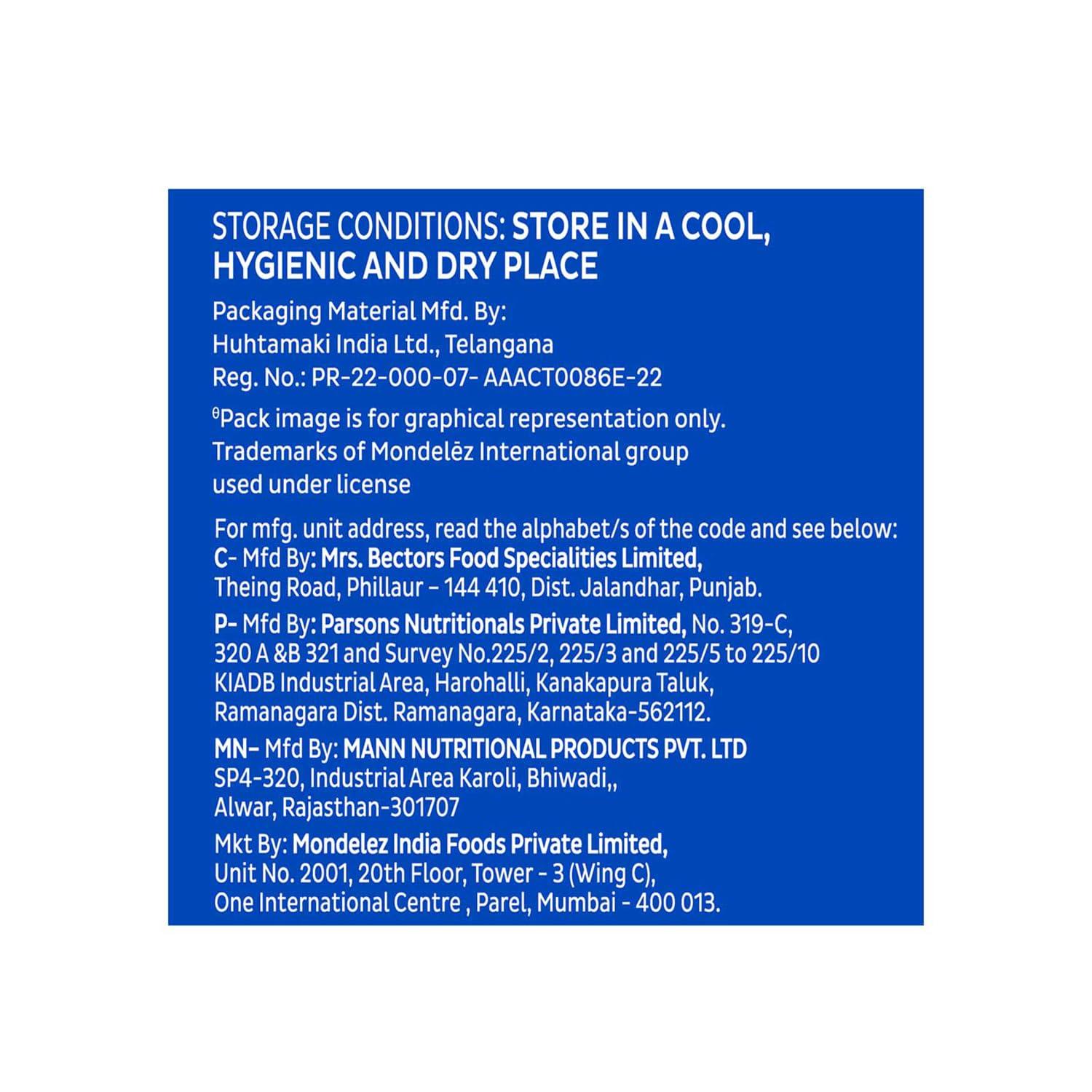 Oreo Oreo Cadbury Vanilla Flavour Crme Sandwich Biscuit, 288.75 grams(packaging may vary) (Pack of 3)