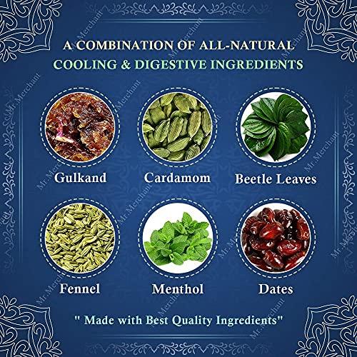 Mr. Merchant Mr. Merchant Mouth Freshener Mega Combo Gulab Mukhwas, Rajasthani Mukhwas, Mumbai Mix Mukhwas, Punjabi Mukhwas, Green Madrasi Sauf , White Madrasi Sauf (Pack of 6), 1.8 kg