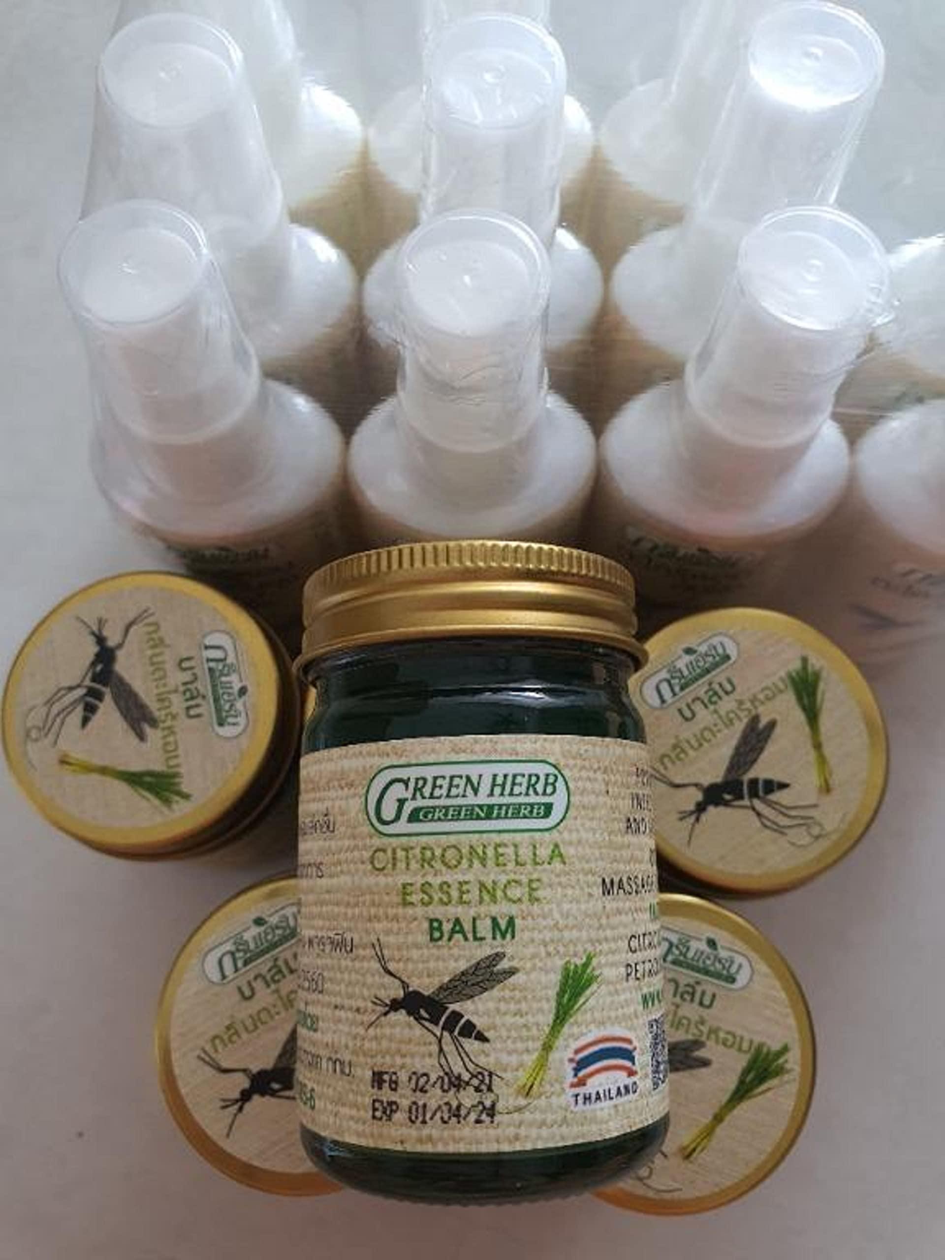 HANI PO HANI PO Novolife Green Herb Pain Citronella Essence Balm 50g Thailand Product Pack of 1Pain relief balm | Oil for elder women | Men Pain relief balm for adult | Pain relief oil for women | Mens | Pain relief balm for girls | boys - Imported Products