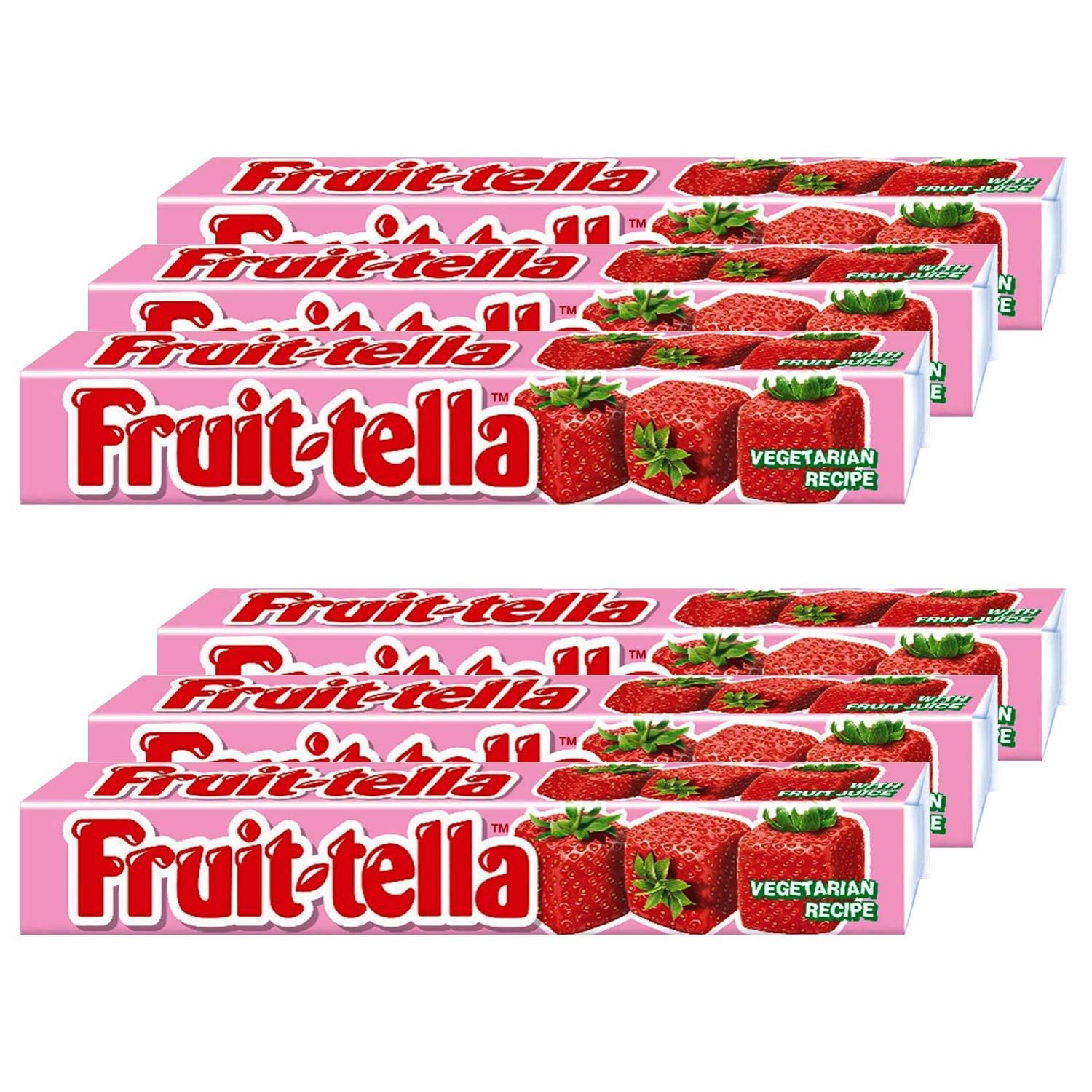 Fruitella Fruitella Strawberry, 6 x 36 g
